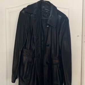Jones New York Black Leather Jacket